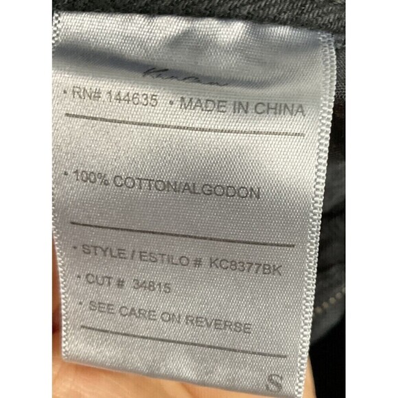 KanCan Womens Black Distressed Cutoff Shorts Cotton Pockets Size S T2 - Picture 9 of 10